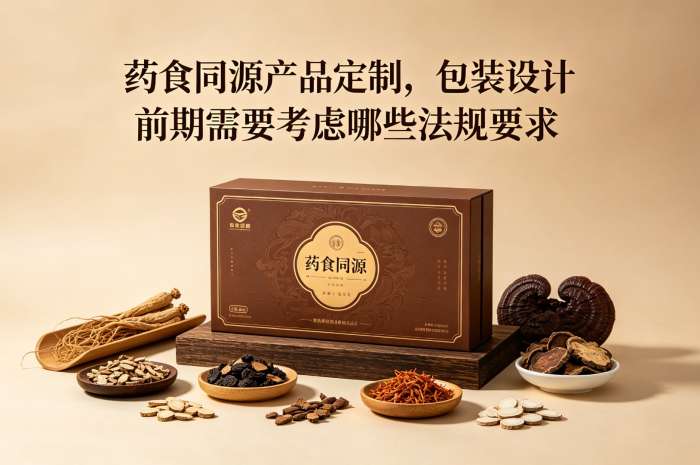 药食同源产品定制，包装设计前期需要考虑哪些法规要求